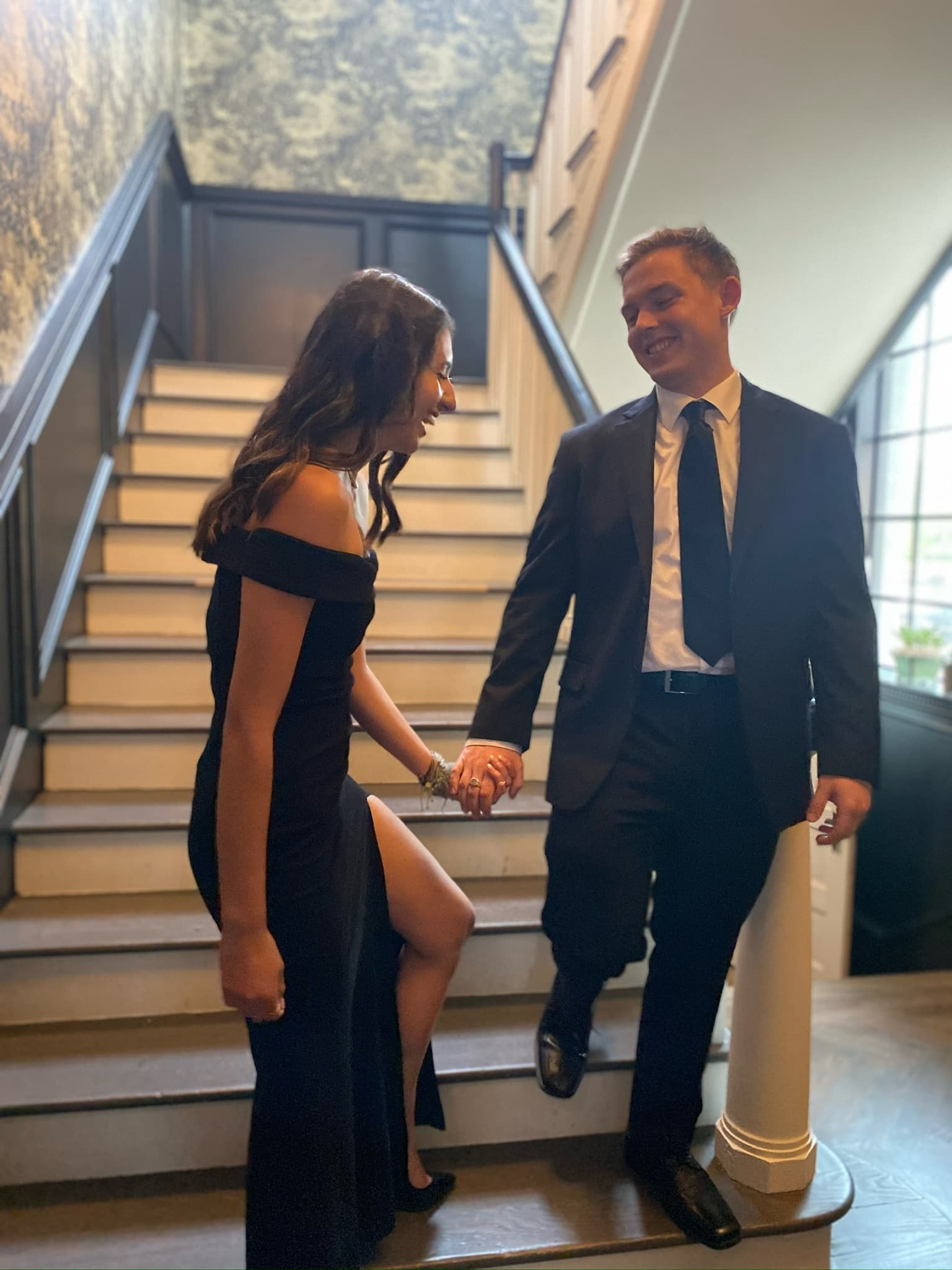 Stepping down the staircase together — Dallas, May 2022