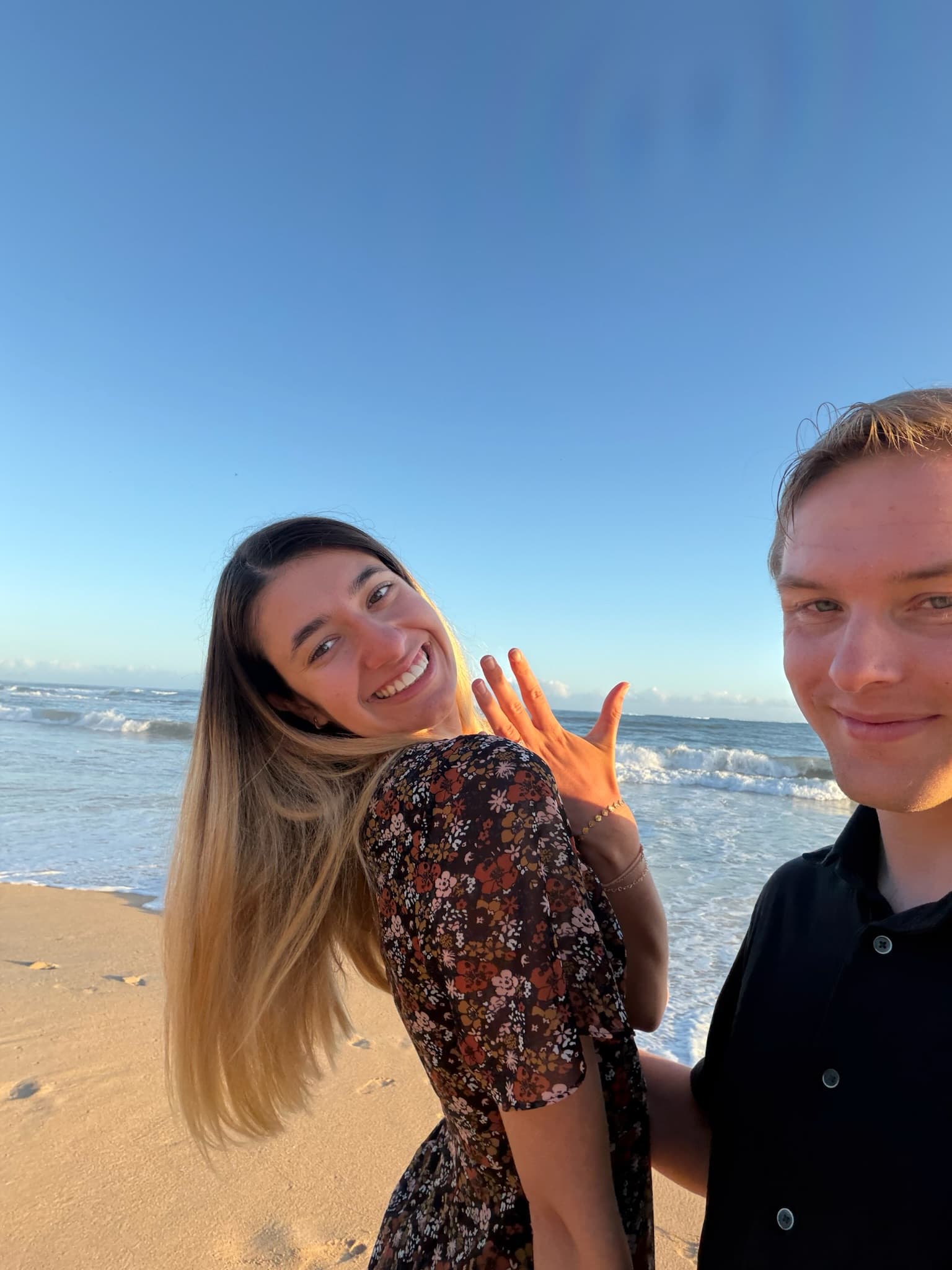 The ring, the beach, the moment — Hawaii, April 2026